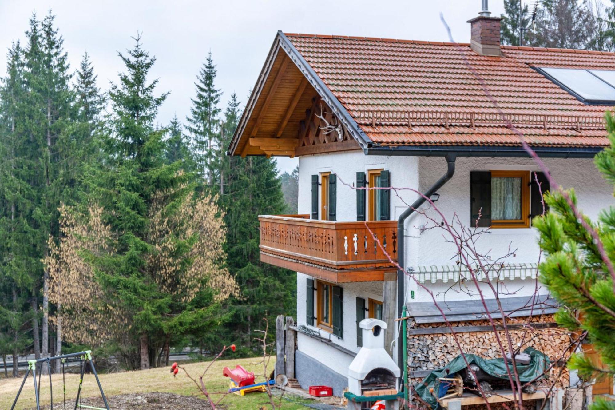 Ferienwohnung Kraus Eibsee グライナウ エクステリア 写真